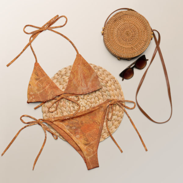 Recycled string bikini "Aboriginal" - Image 7