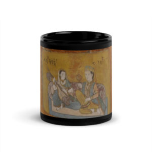 Black Glossy Mug Gemini "Jantar mantar"