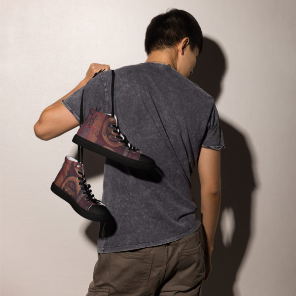 Men’s high top canvas shoes “Otokoyama Hachiman” - Image 10