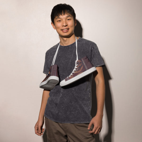 Men’s high top canvas shoes “Otokoyama Hachiman” - Image 11