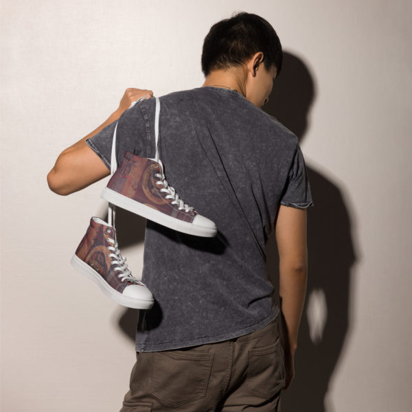 Men’s high top canvas shoes “Otokoyama Hachiman” - Image 12