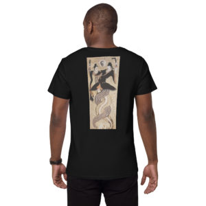 Men's premium cotton t-shirt  "Fuxi and Nüwa"