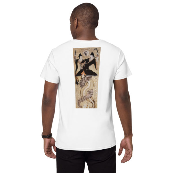 Men's premium cotton t-shirt  "Fuxi and Nüwa" - Image 9