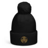 Pom pom beanie "Trisquele" - Image 5