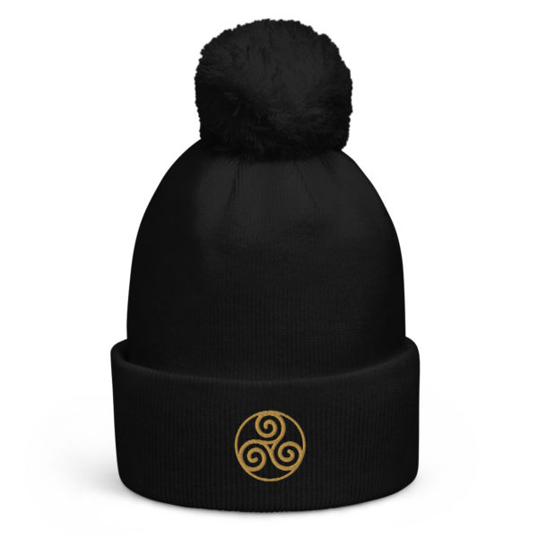 Pom pom beanie "Trisquele" - Image 5