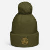 Pom pom beanie "Trisquele" - Image 3