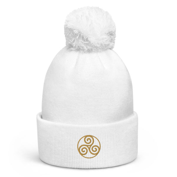 Pom pom beanie "Trisquele" - Image 4
