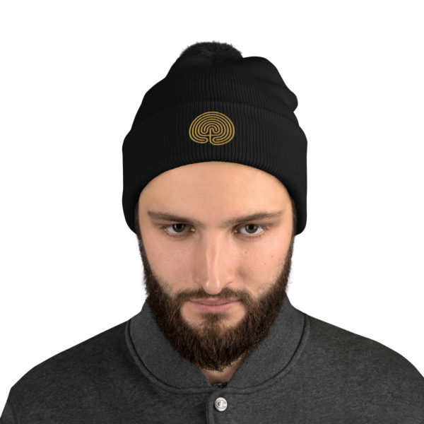 Pom-Pom Beanie "Labyrinth" - Image 3