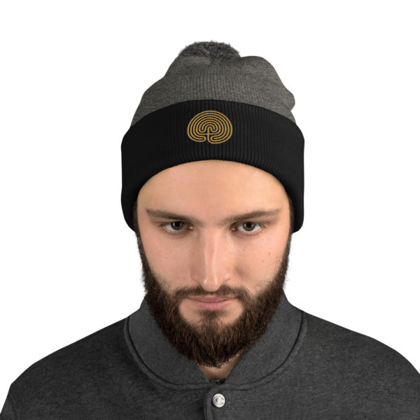Pom-Pom Beanie "Labyrinth" - Image 9