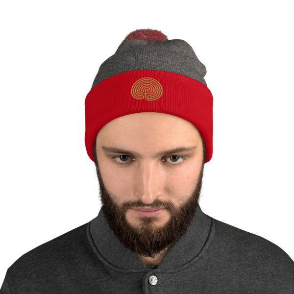 Pom-Pom Beanie "Labyrinth" - Image 7
