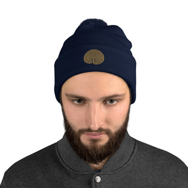 Pom-Pom Beanie "Labyrinth" - Image 4
