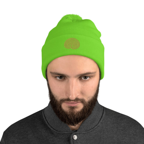 Pom-Pom Beanie "Labyrinth" - Image 11