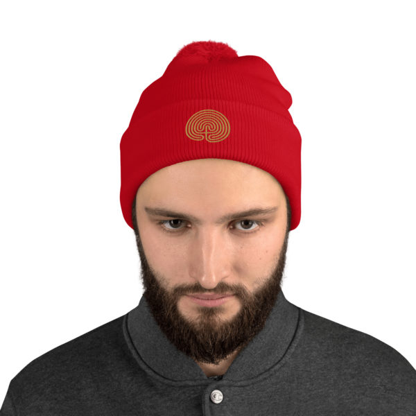 Pom-Pom Beanie "Labyrinth" - Image 6