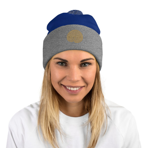 Pom-Pom Beanie "Labyrinth" - Image 2