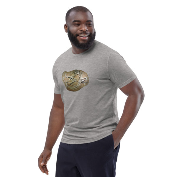 Unisex organic cotton t-shirt "Paleo" - Image 58