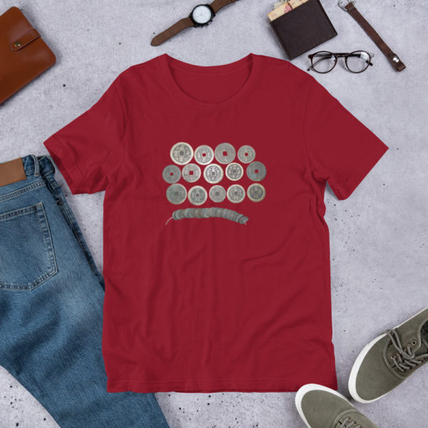 Unisex t-shirt "Coin" - Image 6
