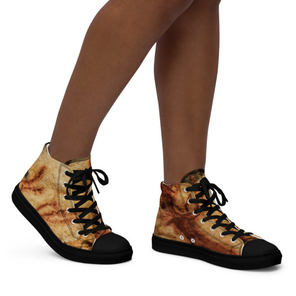 Women’s high top canvas shoes "Lascaux" - Image 3