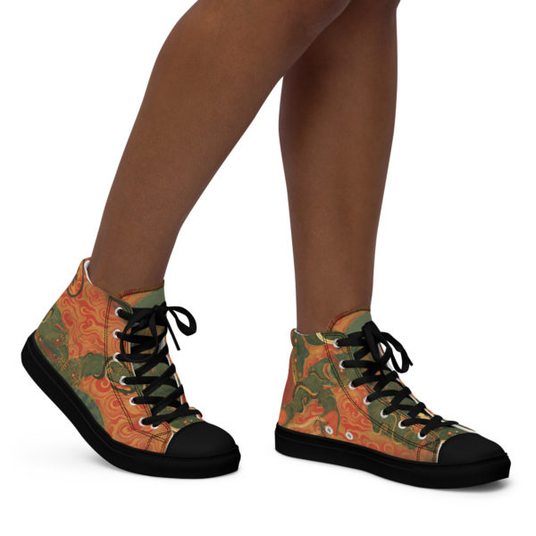 Women’s high top canvas shoes "Ususama" - Image 11