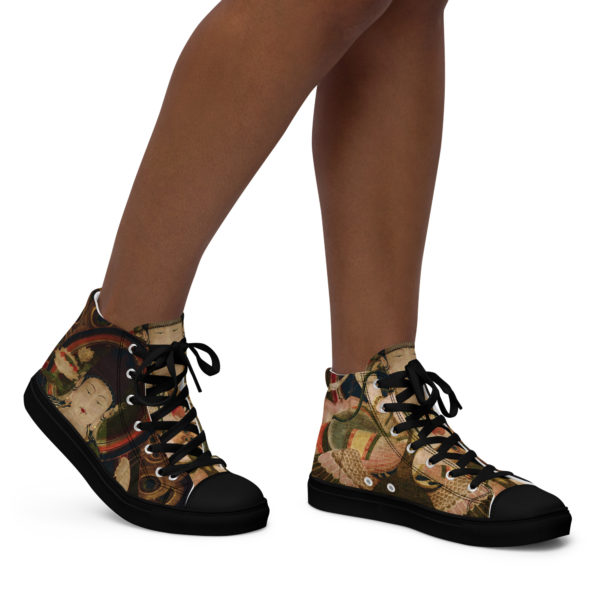 Women’s high top canvas shoes “Mahamayuri” - Image 4