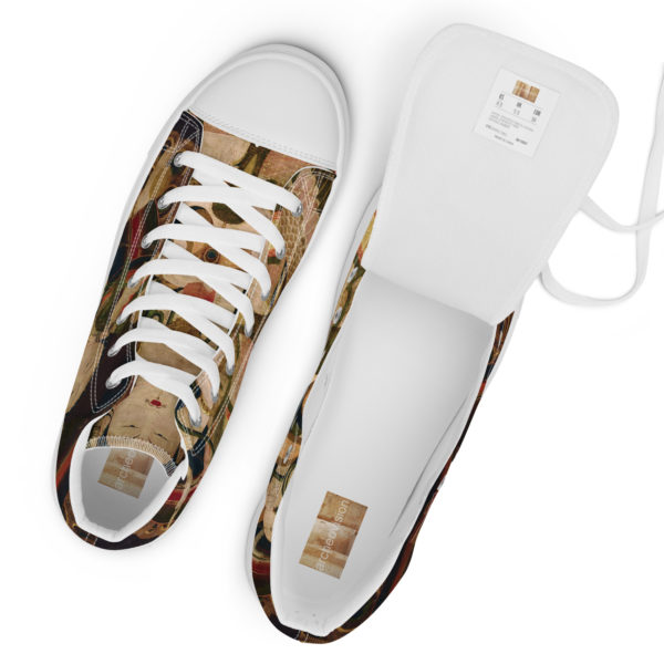 Women’s high top canvas shoes “Mahamayuri” - Image 14