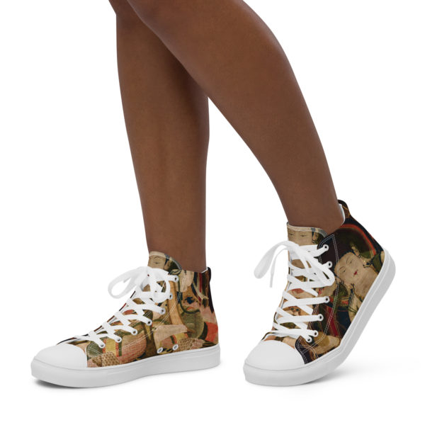 Women’s high top canvas shoes “Mahamayuri” - Image 17