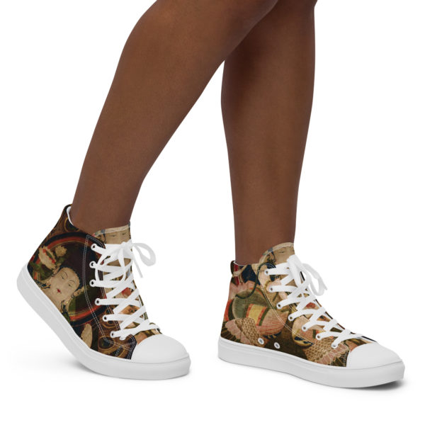 Women’s high top canvas shoes “Mahamayuri” - Image 11