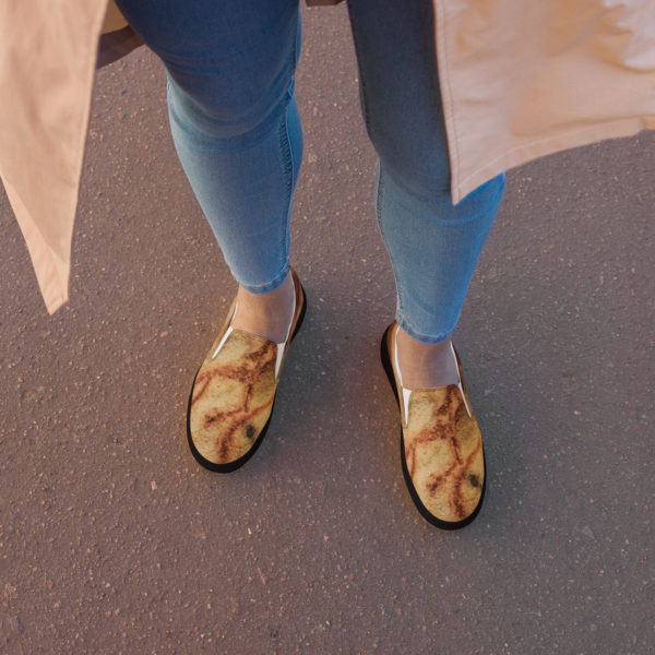 Women’s slip-on canvas shoes "Lascaux" - Image 6