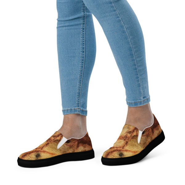 Women’s slip-on canvas shoes "Lascaux" - Image 10