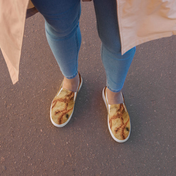 Women’s slip-on canvas shoes "Lascaux" - Image 5