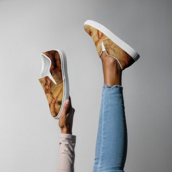 Women’s slip-on canvas shoes "Lascaux"