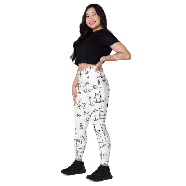 Crossover leggings with pockets "Sámi" - Image 10