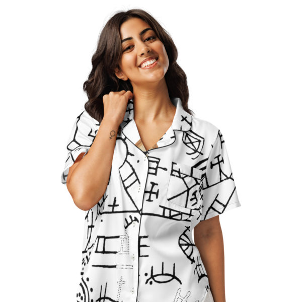 Women’s short sleeve pajama top "Sámi" - Image 4