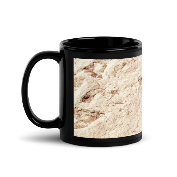 Black Glossy Mug "Footprint" - Image 2