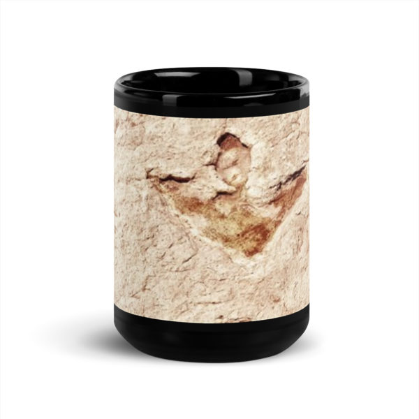Black Glossy Mug "Footprint" - Image 6