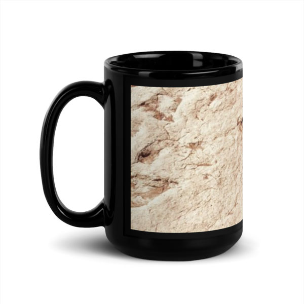 Black Glossy Mug "Footprint" - Image 4