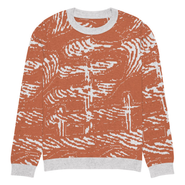 Knitted crew neck sweater "Seals" - Image 15