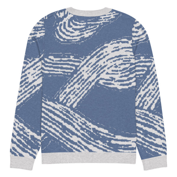 Knitted crew neck sweater "Seals" - Image 4