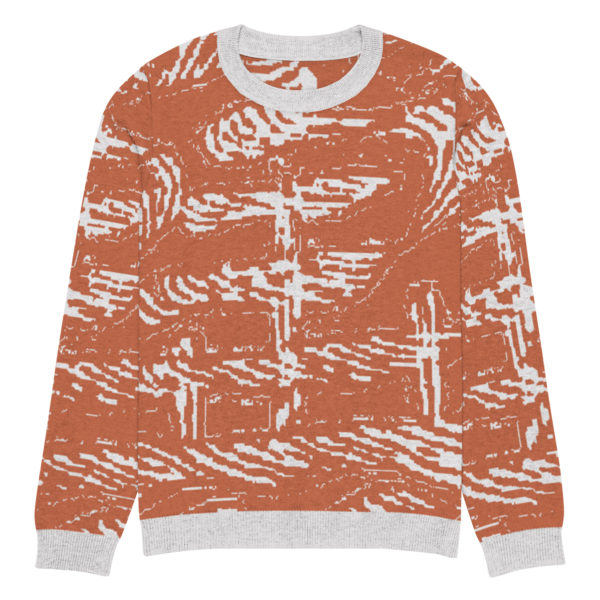 Knitted crew neck sweater "Seals" - Image 3