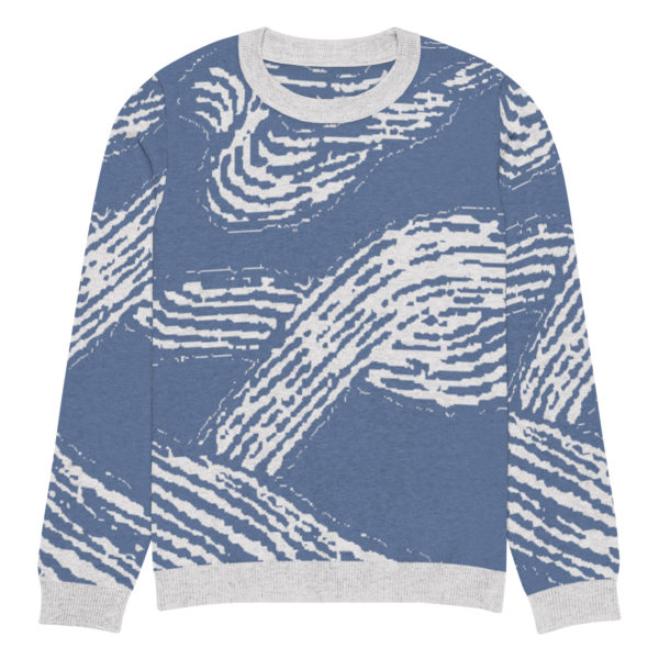 Knitted crew neck sweater "Seals" - Image 3