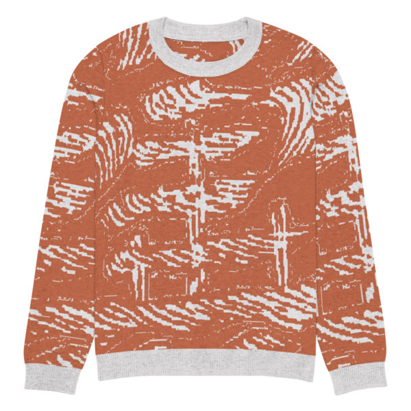 Knitted crew neck sweater "Seals" - Image 17