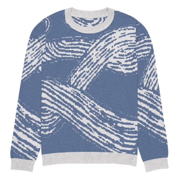 Knitted crew neck sweater "Seals" - Image 17