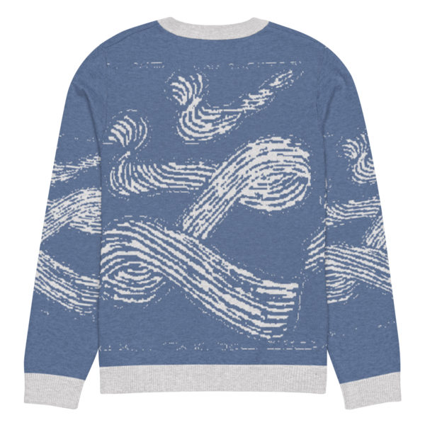 Knitted crew neck sweater "Seals" - Image 2