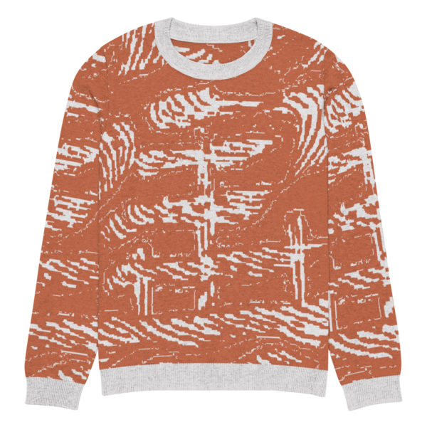 Knitted crew neck sweater "Seals" - Image 11