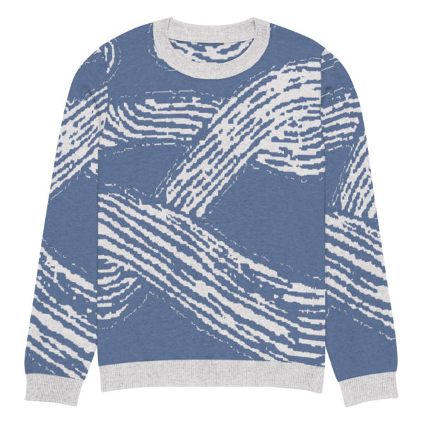 Knitted crew neck sweater "Seals" - Image 11