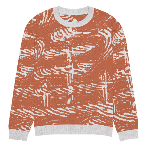 Knitted crew neck sweater "Seals" - Image 9