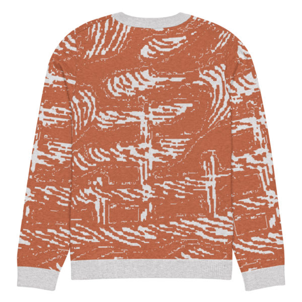 Knitted crew neck sweater "Seals" - Image 8