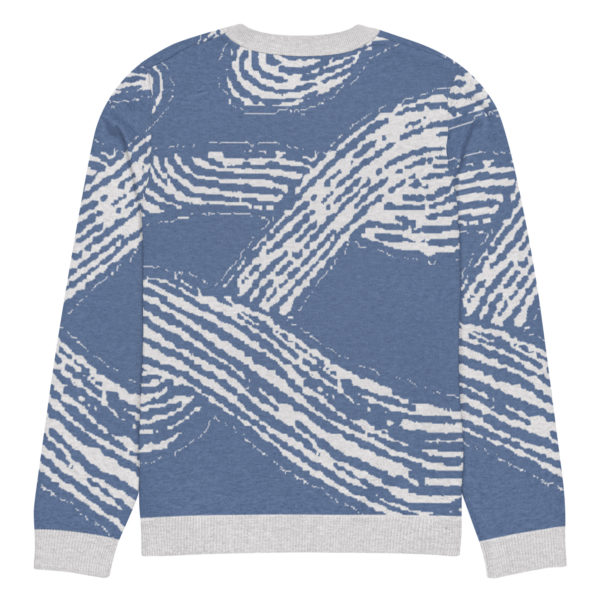 Knitted crew neck sweater "Seals" - Image 8