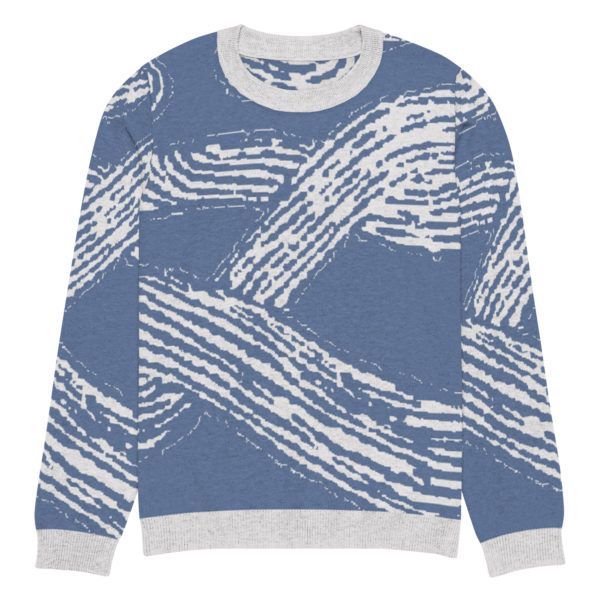 Knitted crew neck sweater "Seals" - Image 7