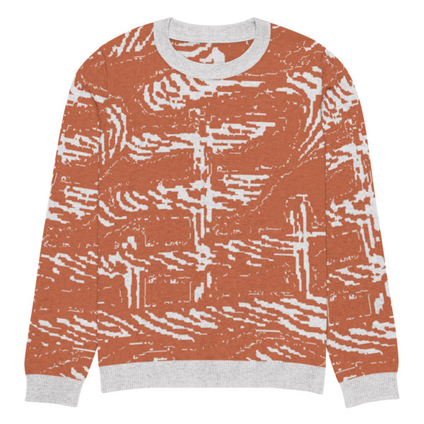 Knitted crew neck sweater "Seals" - Image 5