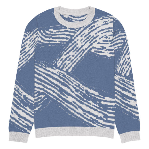 Knitted crew neck sweater "Seals" - Image 5